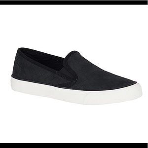 Sperry woven slip on sneakers